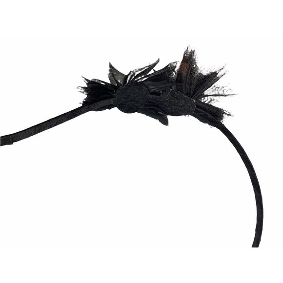 Girl’s Bundle 2 Black Embellished Headbands - Picture 8 of 8